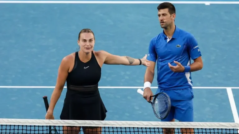 Djokovic y Sabalenka serán pareja en el dobles mixto del Abierto de Estados Unidos