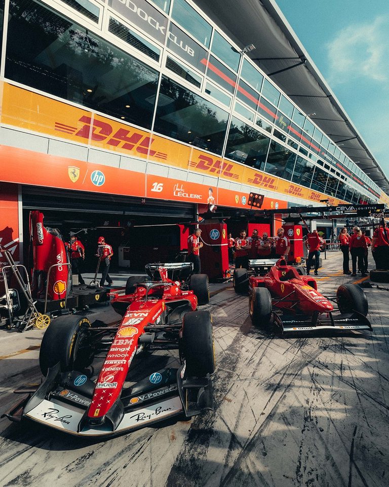 Ferrari hizo el 1-2 en primera sesión de entrenamientos en circuito de Monza en el GP de Italia de F1