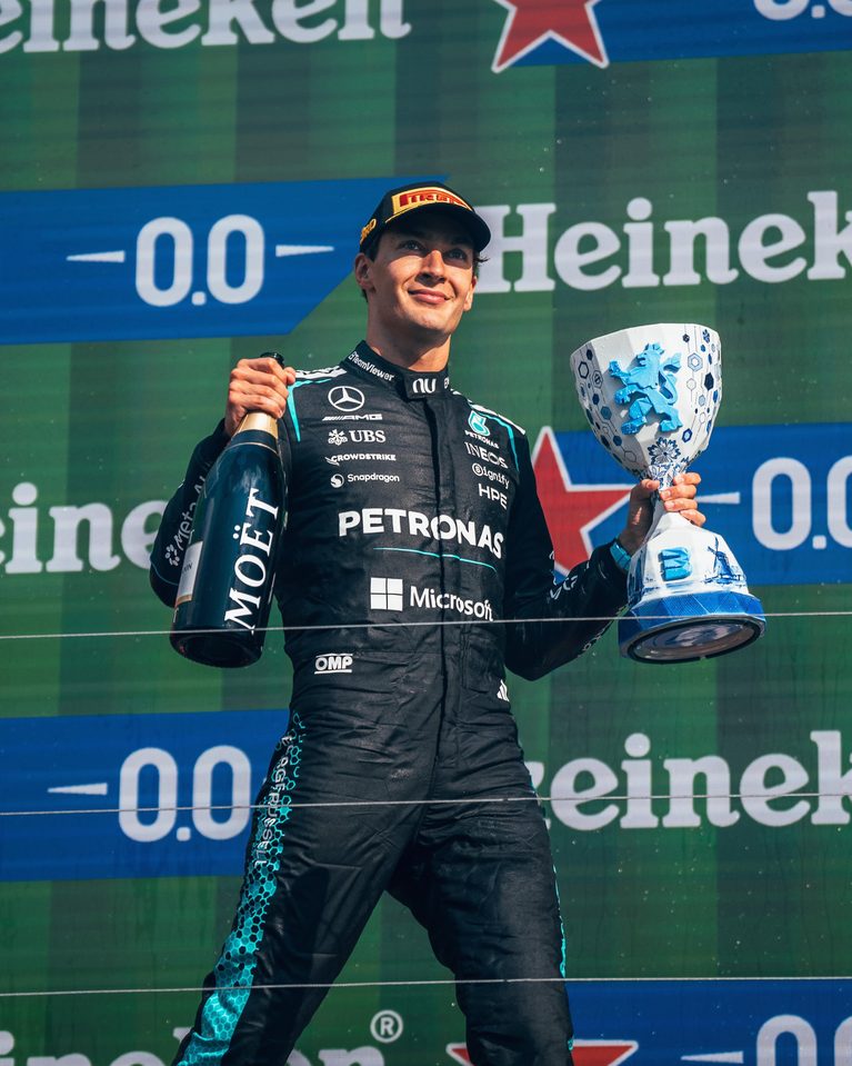 George Russell realizó el mejor tiempo en ensayos para Gran Premio de Italia