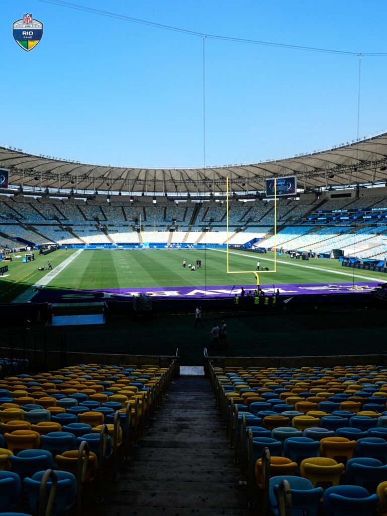 Partido histórico de la NFL entre Dallas y Baltimore hoy en el estadio Maracana en Brasil