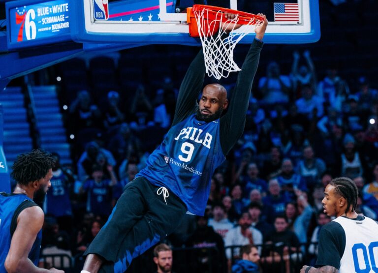 Filadelfia 76ers realizó partido interescuadra con una asistencia de 10 mil fanáticos